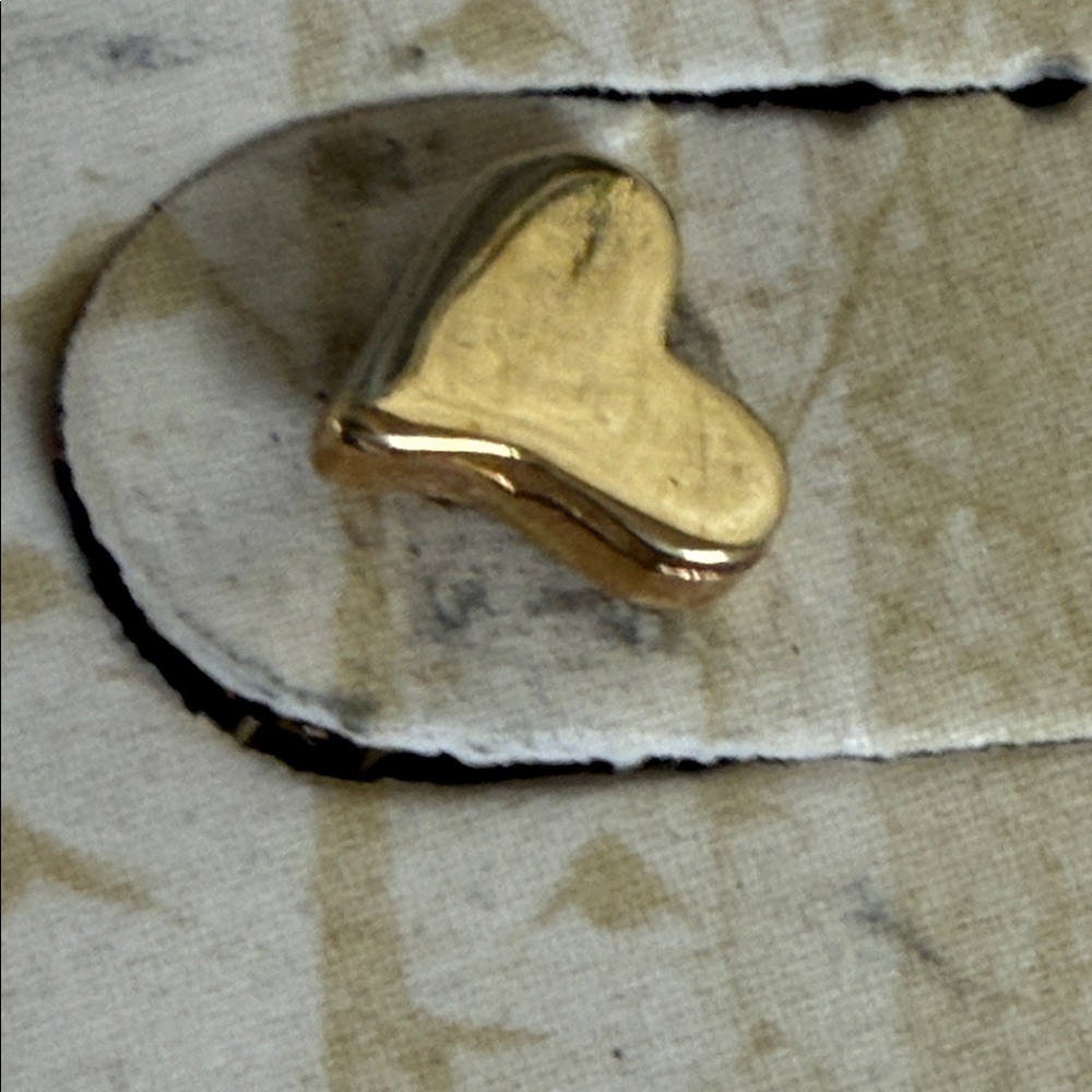 Jes MaHarry yellow gold and rose gold mini stud earrings. New in box.
